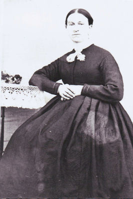 Portrett kvinne
Johanne Marie Aarsrud født Sundby  1827 - 1916
Keywords: portrett;kvinner;johanne;marie;aarsrud;sundby;1827;1916